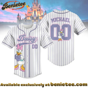 Custom Daisy Baseball Jersey, Disney Jersey, Anime Jersey