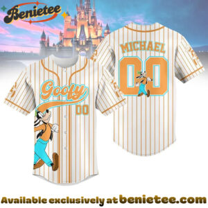 Custom Goofy Baseball Jersey, Disney Jersey, Anime Jersey