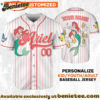 Custom Princess Ariel Baseball Jersey, Disney Jersey, Anime Jersey - Ver 2