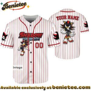 Custom Sonic Baseball Jersey, Disney Jersey, Anime Jersey - Ver 4