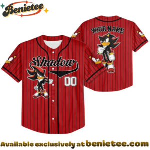 Custom Sonic Baseball Jersey, Disney Jersey, Anime Jersey - Ver 6