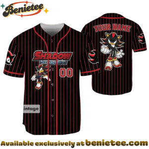 Custom Sonic Baseball Jersey, Disney Jersey, Anime Jersey - Ver 8