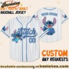 Custom Stitch Baseball Jersey, Disney Jersey, Anime Jersey - Ver 2
