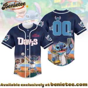 Custom Stitch Baseball Jersey, Disney Jersey, Anime Jersey - Ver 3