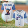 Custom Stitch Baseball Jersey, Disney Jersey, Anime Jersey - Ver 8