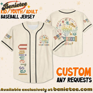 Custom Universal Baseball Jersey, Disney Jersey, Anime Jersey