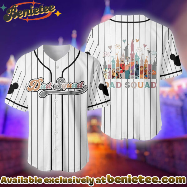 Dad Squad Baseball Jersey, Disney Jersey, Anime Jersey