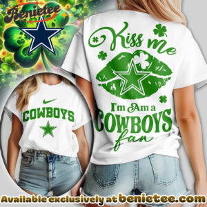 Dallas Cowboys Premium NFL Kiss Me St. Patricks Day Women Tshirt, Hoodie, Sweatshirt