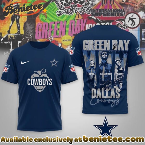 Dallas Cowboys Premium NFL Premium NFL Green Day X Super Bowl LX Special Edition 3D Tshirt, Hoodie, Sweatshirt