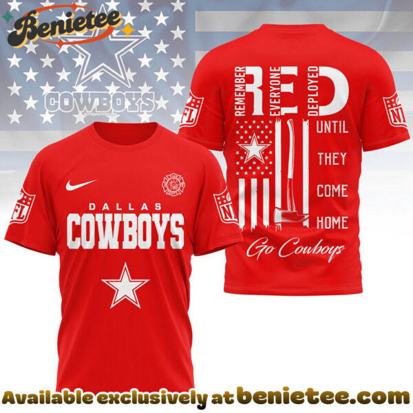 Dallas Cowboys Premium NFL Red Friday Firefighter 3D Tshirt, Hoodie, Sweatshirt