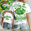 Denver Broncos Premium NFL Kiss Me St. Patricks Day Women Tshirt, Hoodie, Sweatshirt