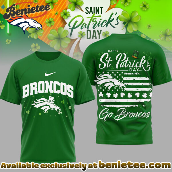 Denver Broncos Premium NFL St. Patricks Day 3D Tshirt, Hoodie, Sweatshirt