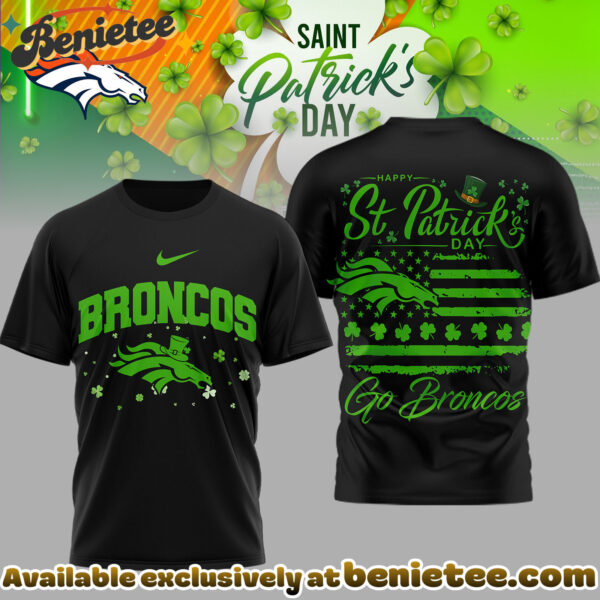 Denver Broncos Premium NFL St. Patricks Day 3D Tshirt, Hoodie, Sweatshirt