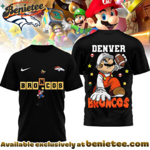 Denver Broncos Premium NFL Super Mario 3D Tshirt, Sweatshirt, Hoodie