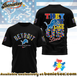 Detroit Lions Premium NFL Autism Awareness Month 3D Tshirt, Hoodie, Sweatshirt