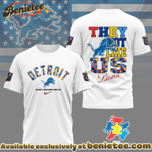 Detroit Lions Premium NFL Autism Awareness Month 3D Tshirt, Hoodie, Sweatshirt