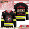 Detroit Red Wings Premium NHL Snoopy Firefighter Hockey Jersey