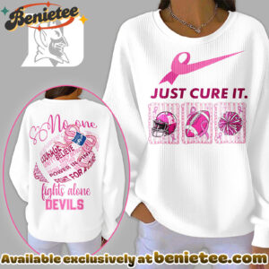 Duke Blue Devils Premium NCAA Breast Cancer Awareness T-Shirt And Sweatshirt