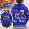Florida Gators Premium NCAA Messy Bun Game On 3D Hoodie, Sweatshirt, Tshirt