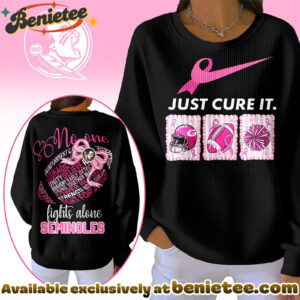 Florida State Seminoles Premium NCAA Breast Cancer Awareness T-Shirt And Sweatshirt