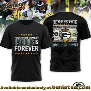 Green Bay Packers Premium NFL Dollar Bill T-Tshirt, Hoodie, Sweatshirt
