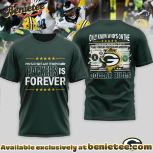 Green Bay Packers Premium NFL Dollar Bill T-Tshirt, Hoodie, Sweatshirt