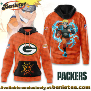 Green Bay Packers Premium NFL x Naruto Limited Edition Hoodie, Tshirt, Sweatshirt