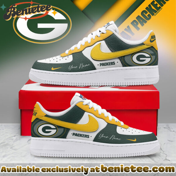 Green Bay Packers Premium SHOES Air Force 1 Victory Pride Limited Edition