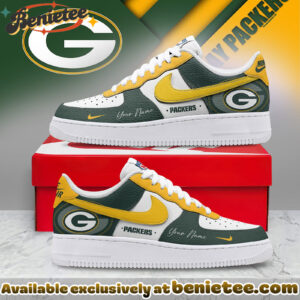 Green Bay Packers Premium SHOES Air Force 1 Victory Pride Limited Edition