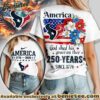 Houston Texans Premium NFL America God Shed His Grace On Thee Women Tshirt, Hoodie, Sweatshirt