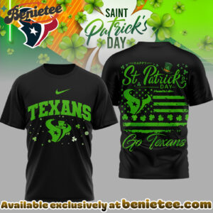 Houston Texans Premium NFL St. Patricks Day 3D Tshirt, Hoodie, Sweatshirt