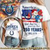 Indianapolis Colts Premium NFL America God Shed His Grace On Thee Women Tshirt, Hoodie, Sweatshirt
