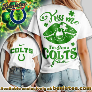 Indianapolis Colts Premium NFL Kiss Me St. Patricks Day Women Tshirt, Hoodie, Sweatshirt