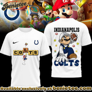 Indianapolis Colts Premium NFL Super Mario 3D Tshirt, Sweatshirt, Hoodie