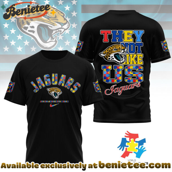 Jacksonville Jaguars Premium NFL Autism Awareness Month 3D Tshirt, Hoodie, Sweatshirt