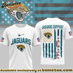 Jacksonville Jaguars Premium NFL Ice Support 3D Tshirt, Sweatshirt, Hoodie