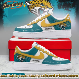 Jacksonville Jaguars Premium SHOES Air Force 1 Victory Pride Limited Edition