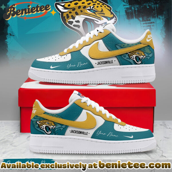 Jacksonville Jaguars Premium SHOES Air Force 1 Victory Pride Limited Edition