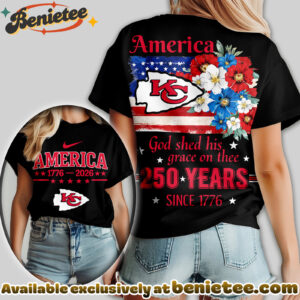 Kansas City Chiefs Premium NFL America God Shed His Grace On Thee Women Tshirt, Hoodie, Sweatshirt