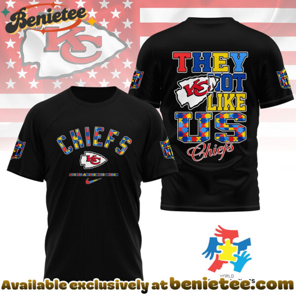 Kansas City Chiefs Premium NFL Autism Awareness Month 3D Tshirt, Hoodie, Sweatshirt