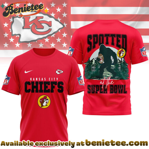 Kansas City Chiefs Premium NFL Spotted at the Super Bowl 3D Tshirt, Sweatshirt, Hoodie