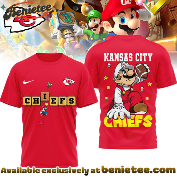 Kansas City Chiefs Premium NFL Super Mario 3D Tshirt, Sweatshirt, Hoodie