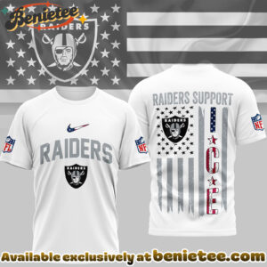 Las Vegas Raiders Premium NFL Ice Support 3D Tshirt, Sweatshirt, Hoodie