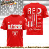 Las Vegas Raiders Premium NFL Red Friday Firefighter 3D Tshirt, Hoodie, Sweatshirt