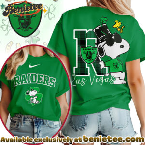 Las Vegas Raiders Premium NFL Snoopy St Patricks Day Tshirt, Hoodie, Sweatshirt