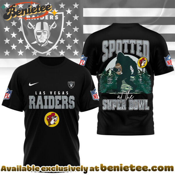 Las Vegas Raiders Premium NFL Spotted at the Super Bowl 3D Tshirt, Sweatshirt, Hoodie