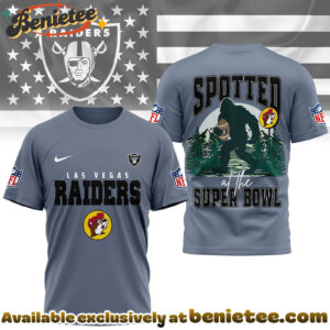 Las Vegas Raiders Premium NFL Spotted at the Super Bowl 3D Tshirt, Sweatshirt, Hoodie