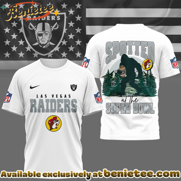 Las Vegas Raiders Premium NFL Spotted at the Super Bowl 3D Tshirt, Sweatshirt, Hoodie