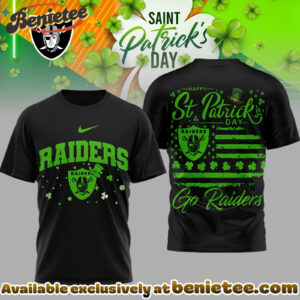 Las Vegas Raiders Premium NFL St. Patricks Day 3D Tshirt, Hoodie, Sweatshirt