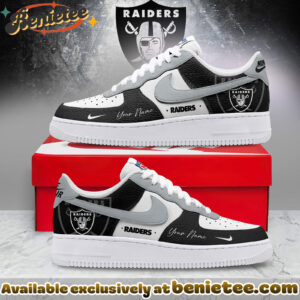 Las Vegas Raiders Premium SHOES Air Force 1 Victory Pride Limited Edition